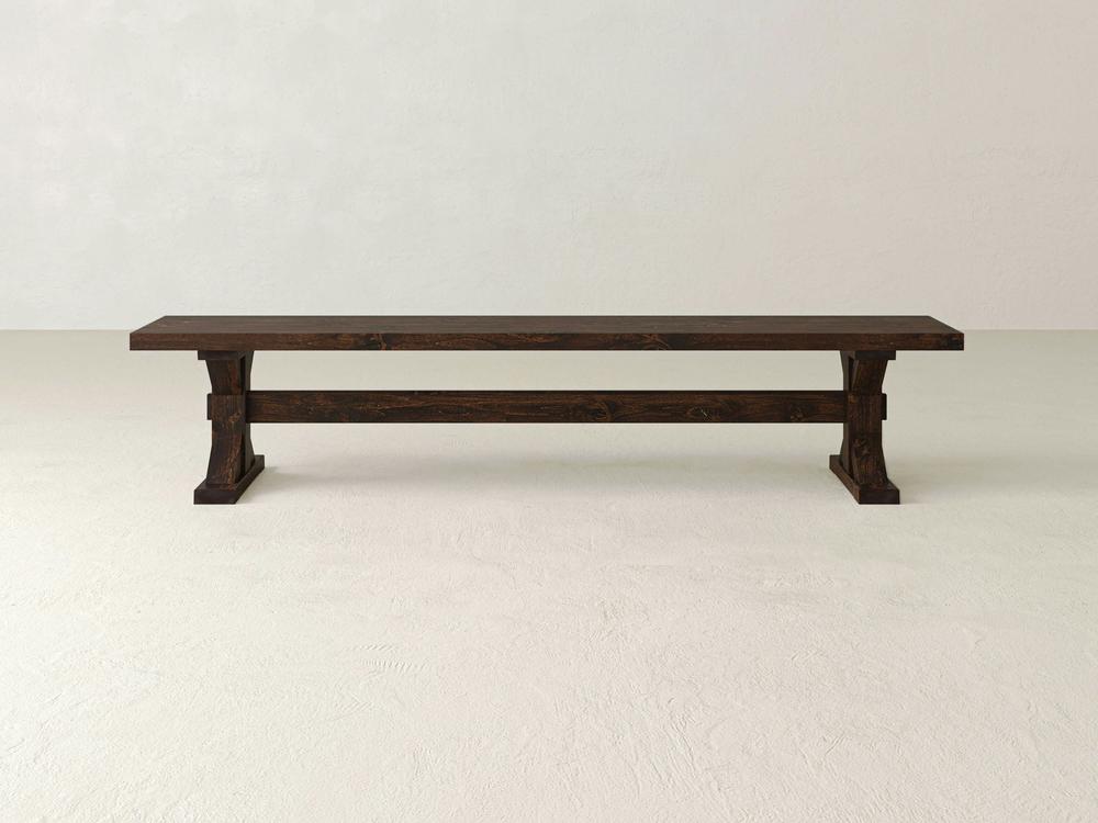 Banc à tréteaux