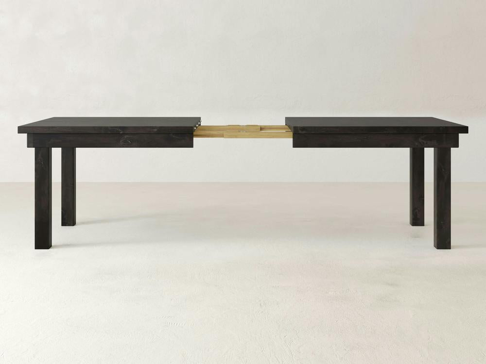 Table à manger extensible Farmhouse - Braise carbonisée