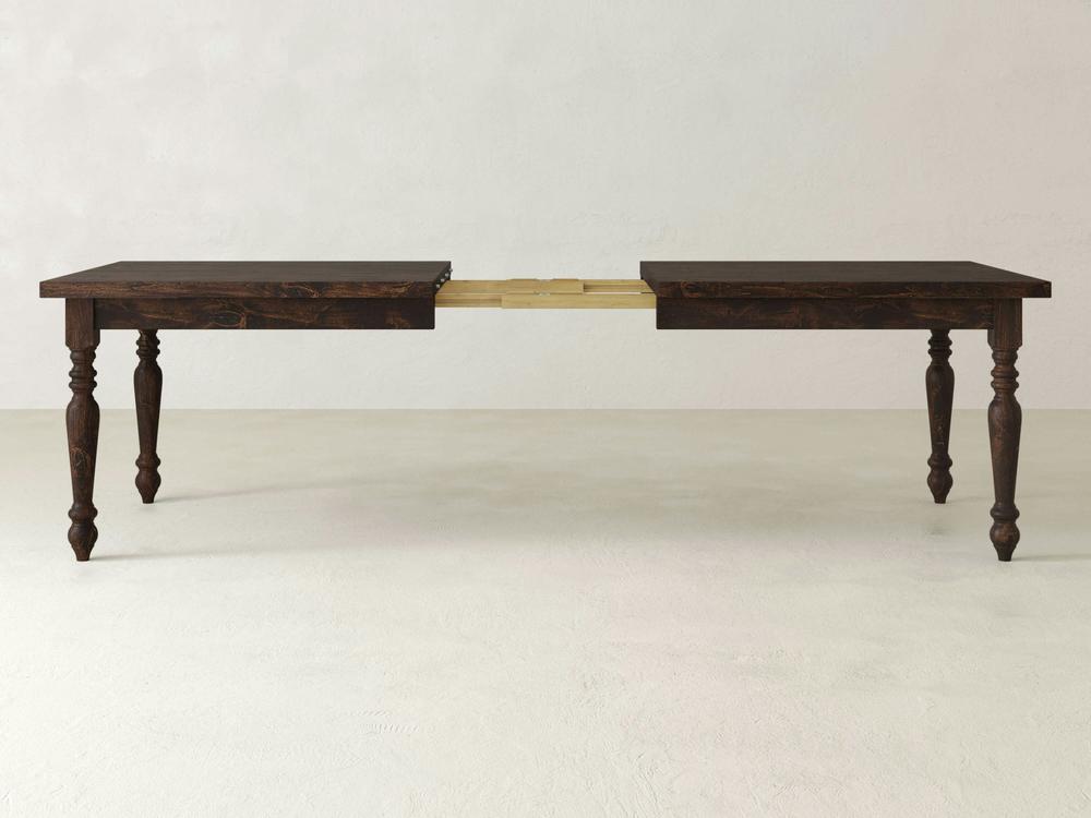 Table à manger extensible style campagne française - Tabac