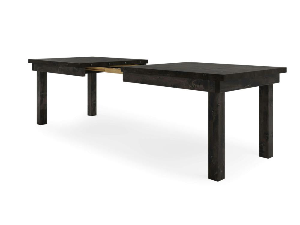 Table à manger extensible Farmhouse - Braise carbonisée