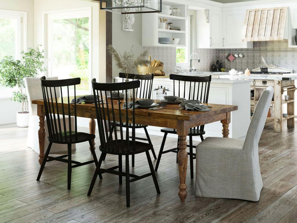 Table à manger extensible style campagne française - Toscane