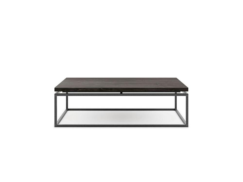 Table basse flottante - Braise carbonisée