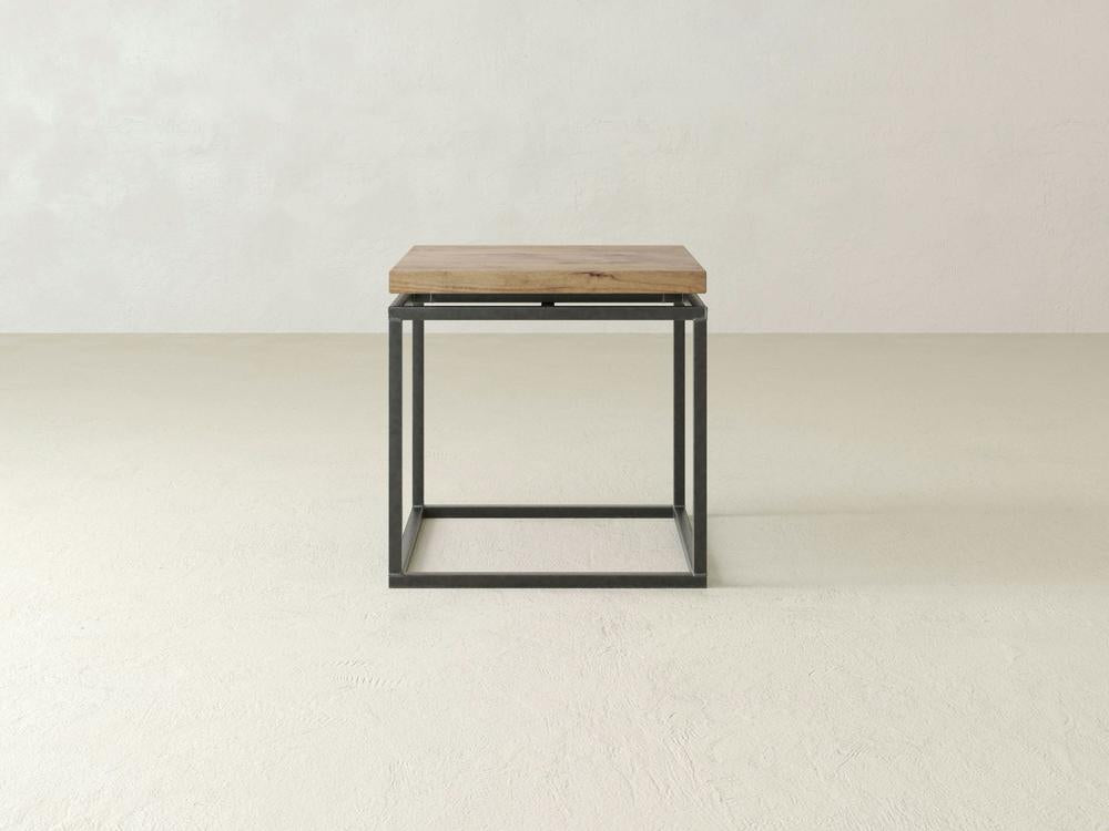 Table d'appoint à plateau flottant