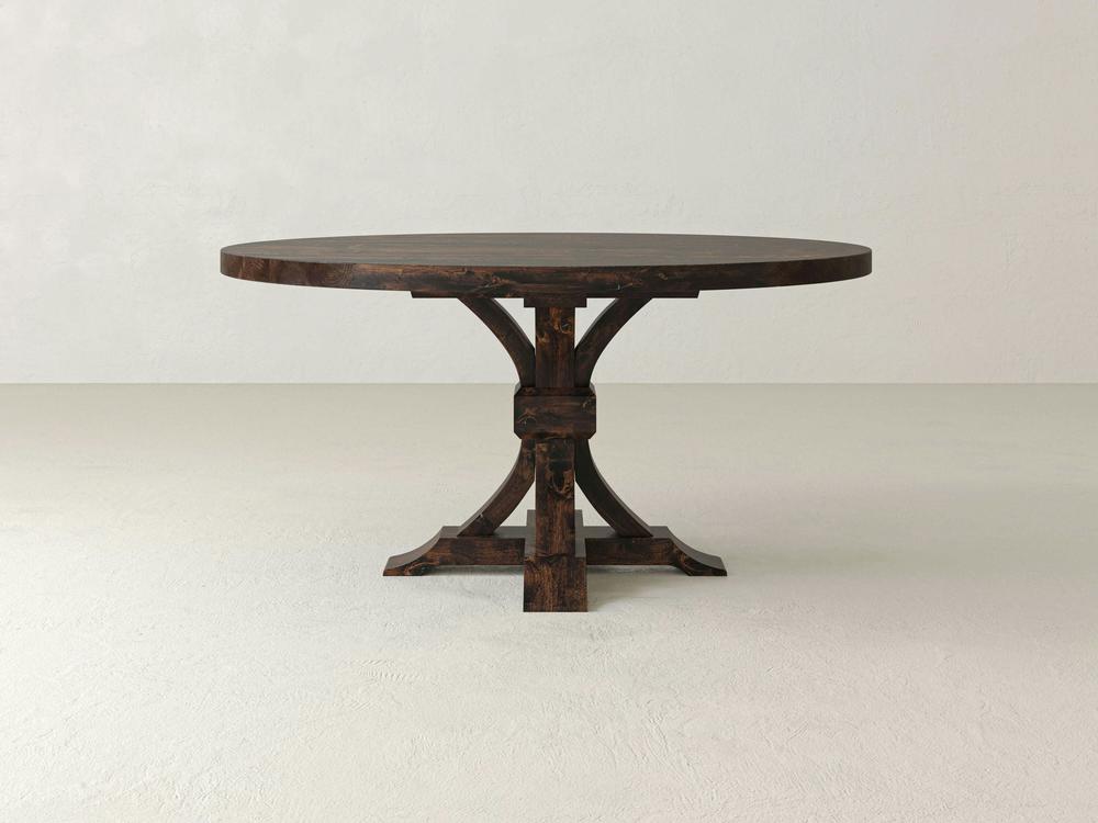 Table à manger ronde violette - Tabac