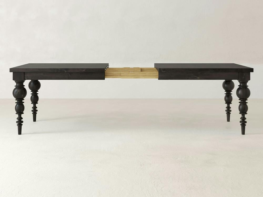 Table à manger extensible Bailey - Braise carbonisée