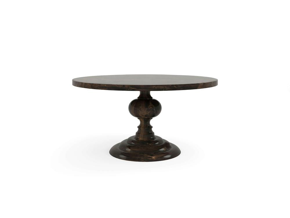Table à manger ronde Joséphine - Tabac