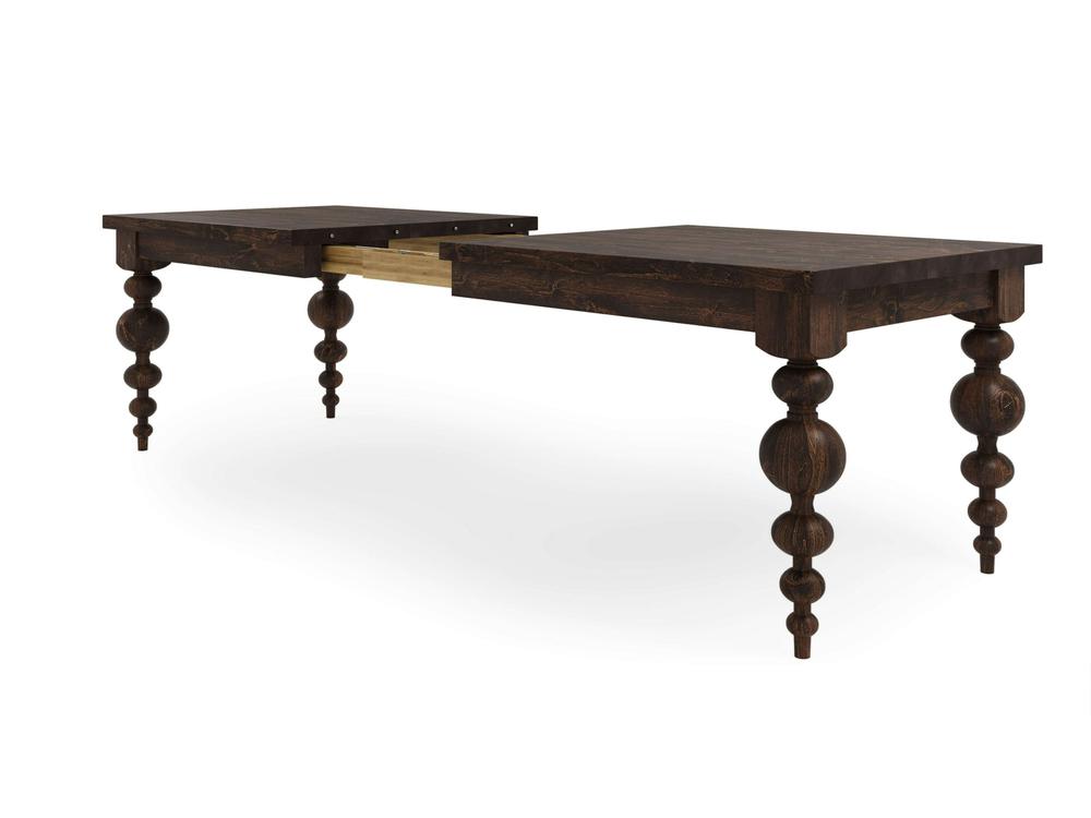 Table à manger extensible Olivia - Tabac