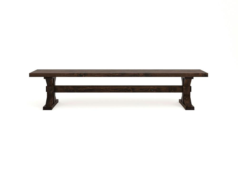Banc à tréteaux - Tabac