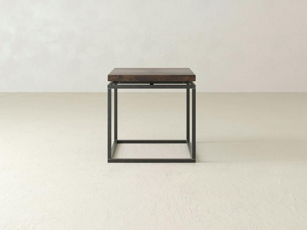 Table d'appoint à plateau flottant - Tabac
