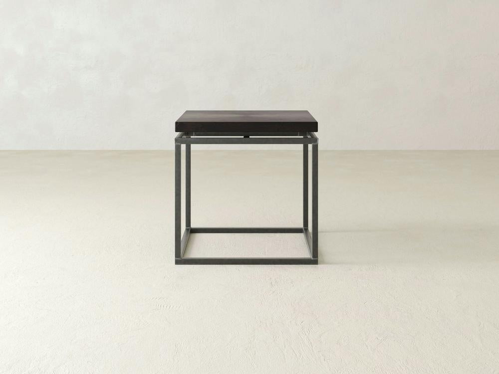 Table d'appoint flottante - Braise carbonisée