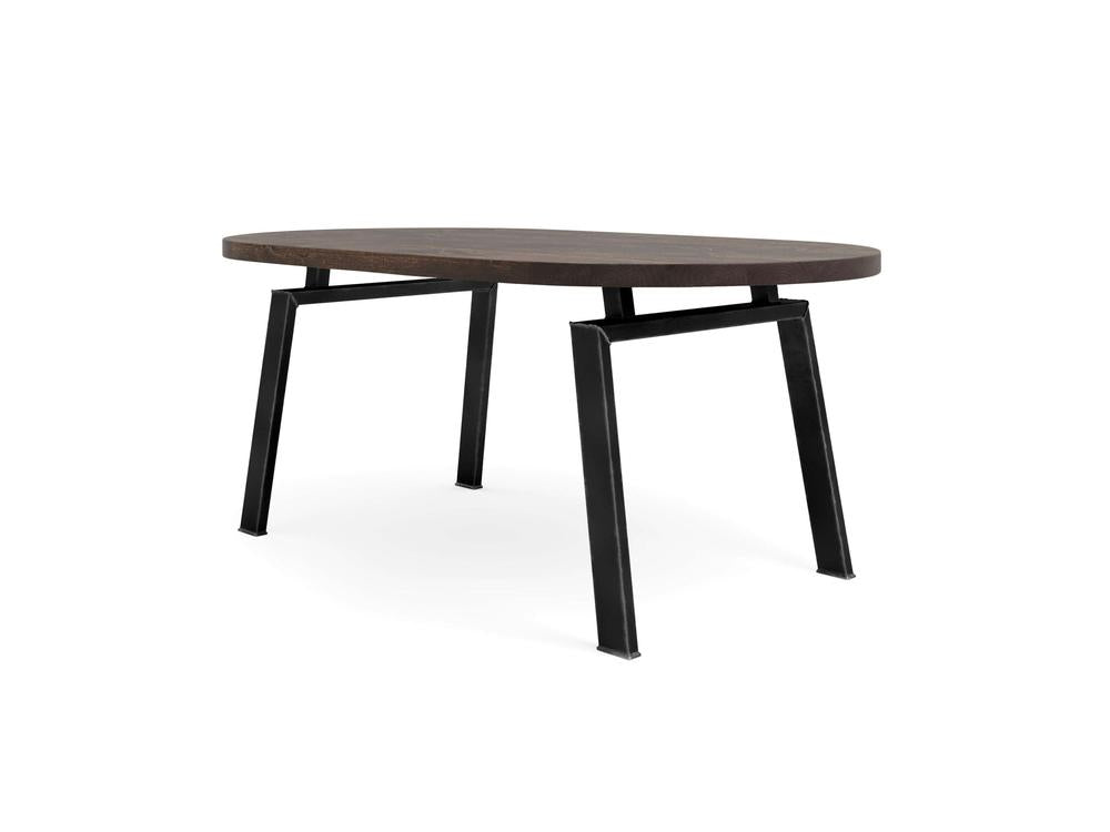 Table à manger ovale Fulton - Tabac
