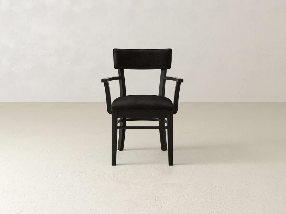 Chaise de salle à manger à accoudoirs Everly