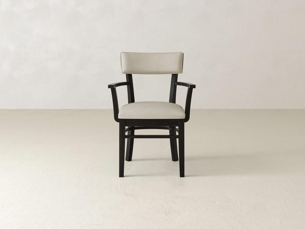 Chaise de salle à manger à accoudoirs Everly