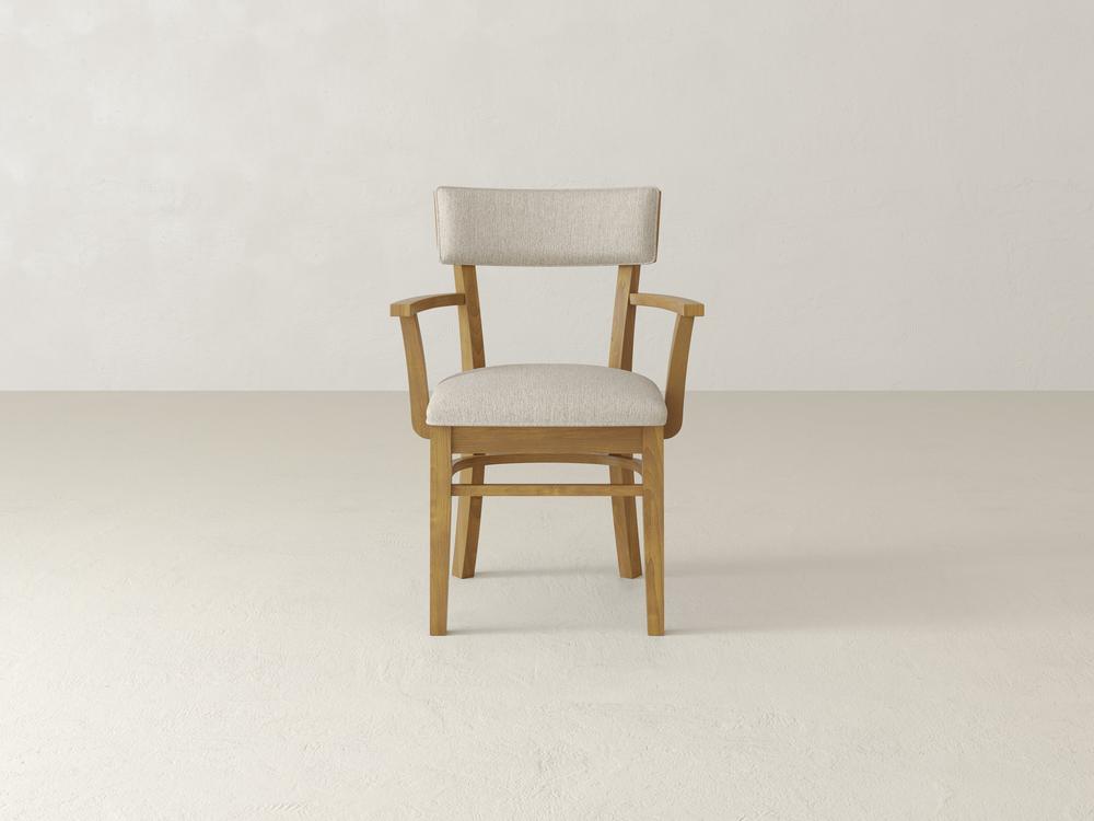 Chaise de salle à manger à accoudoirs Everly