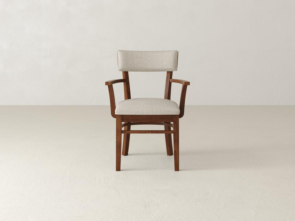 Chaise de salle à manger à accoudoirs Everly