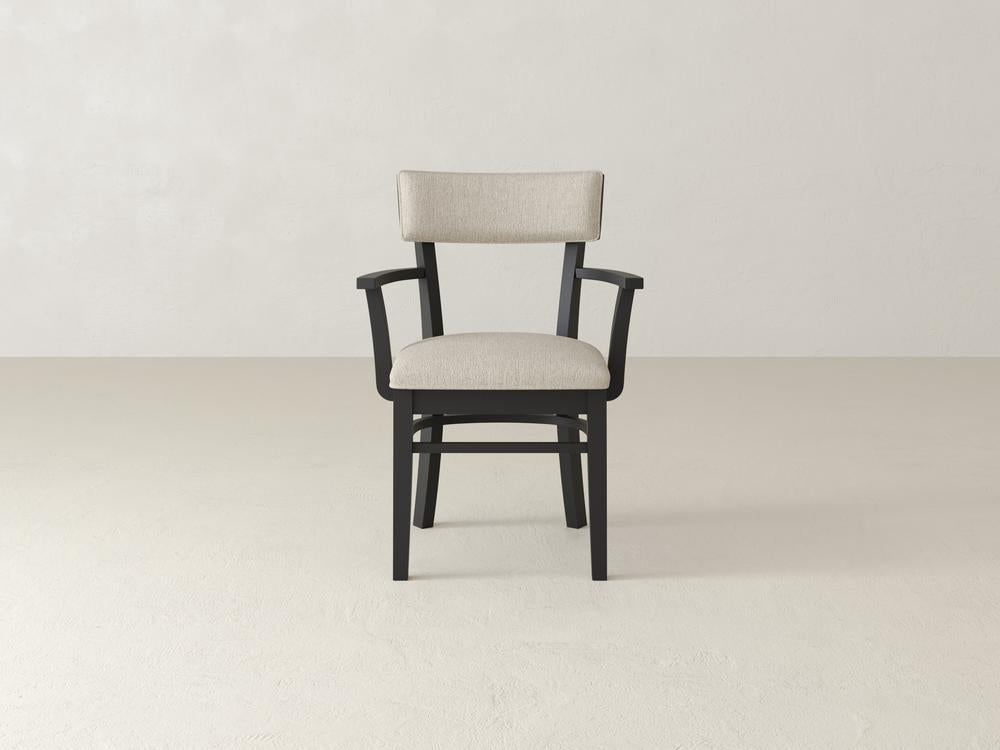 Chaise de salle à manger à accoudoirs Everly