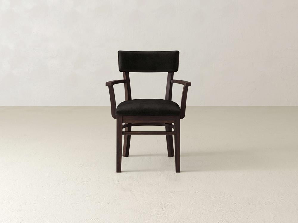 Chaise de salle à manger à accoudoirs Everly