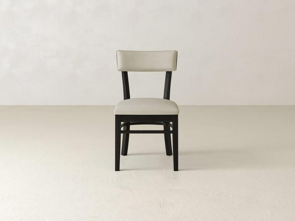 Ensemble de six chaises de salle à manger Everly - Braise carbonisée et crème
