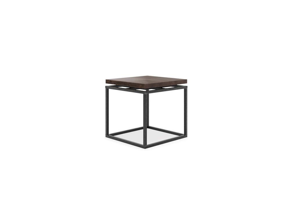 Table d'appoint à plateau flottant - Tabac