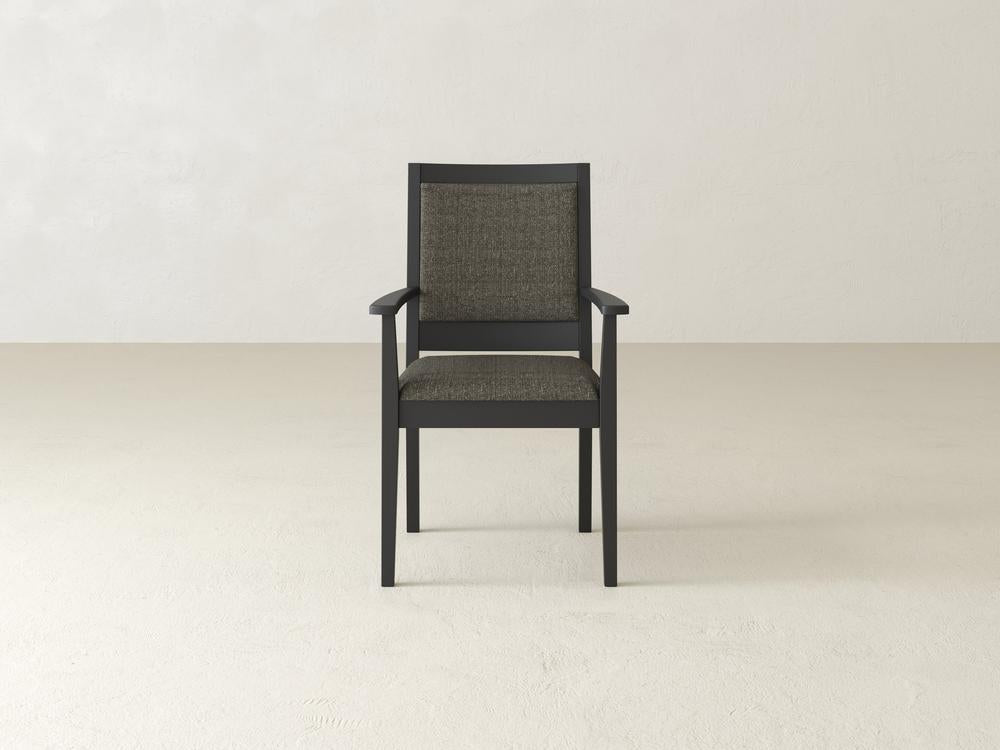 Chaise de salle à manger à accoudoirs Gina