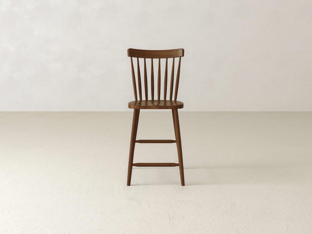 Tabouret pivotant rustique Windsor