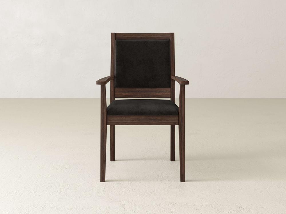 Lot de 6 fauteuils Gina - Tabac et anthracite