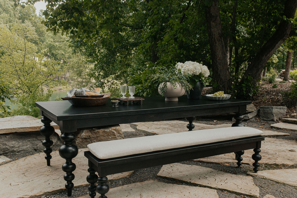 Banc Olivia - Braise carbonisée
