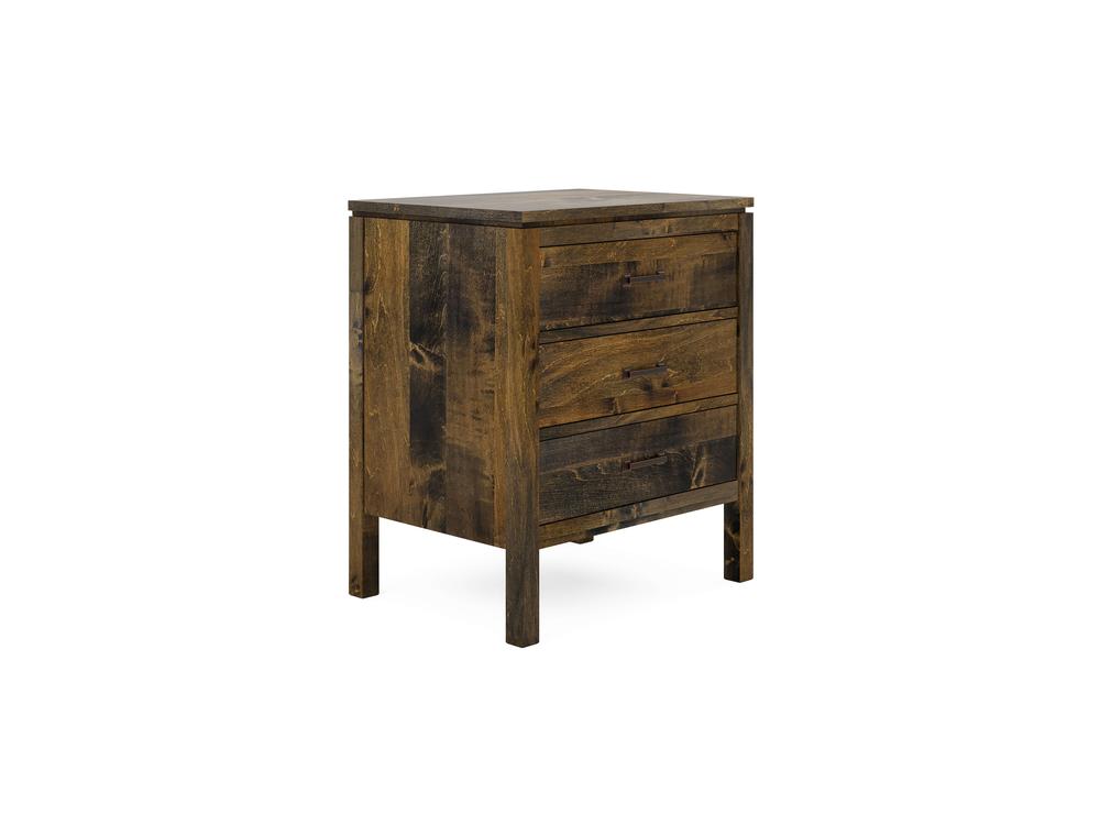 Table de chevet Jensen à 3 tiroirs