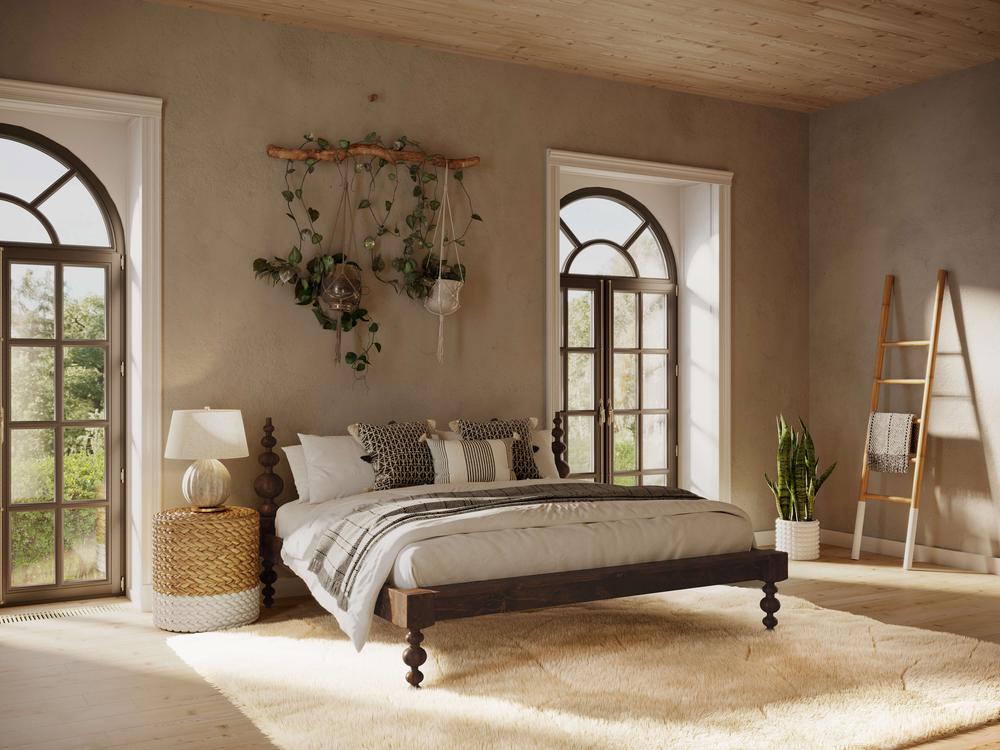 Lit plateforme Olivia - Tabac