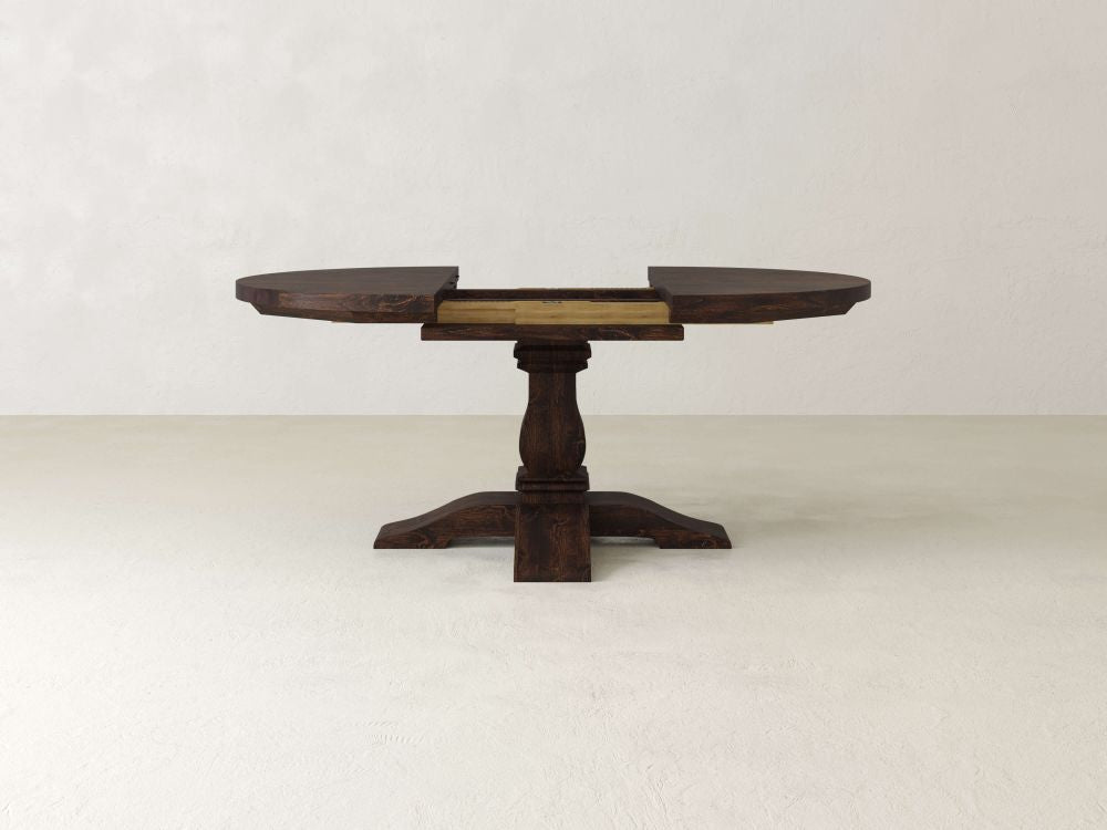 Table à manger ronde extensible Heirloom