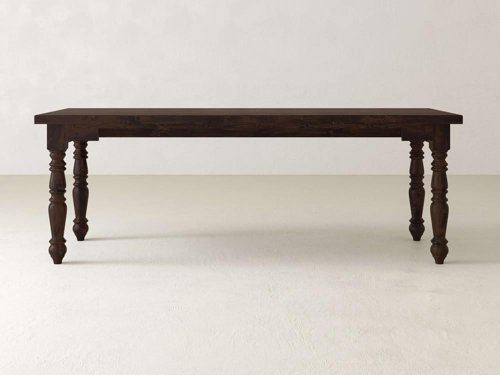 Bureau à pieds tournés - Tabac