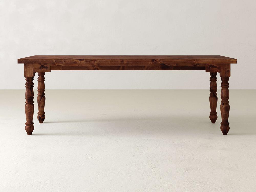 Bureau à pieds tournés