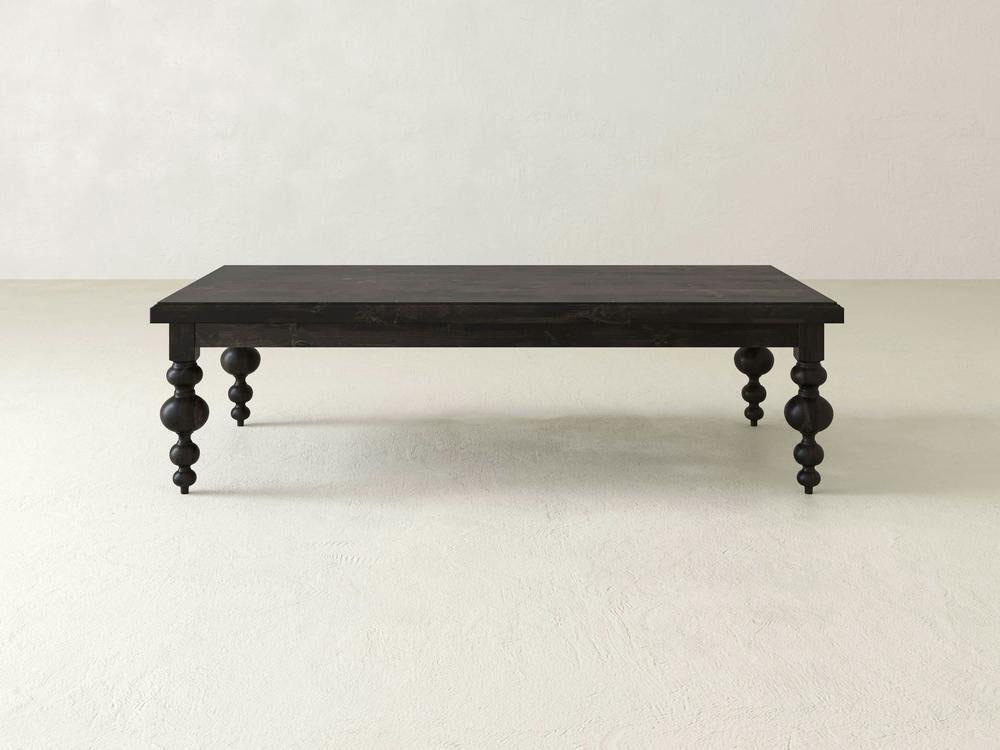 Table basse Olivia - Braise carbonisée