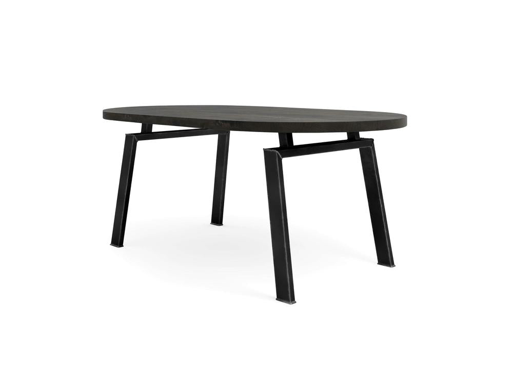 Table à manger ovale Fulton - Braise carbonisée