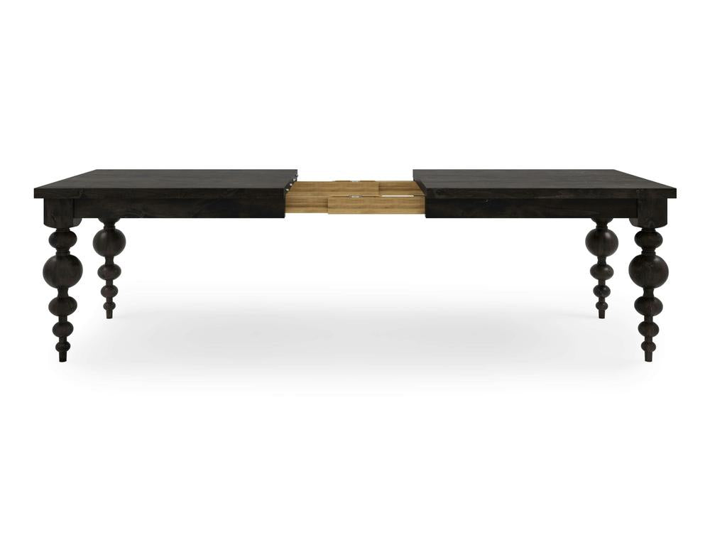 Table à manger extensible Olivia - Braise carbonisée