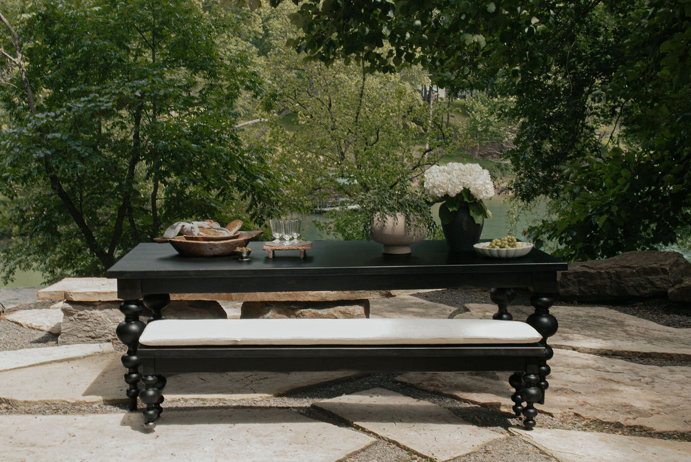 Table à manger Olivia - Tabac