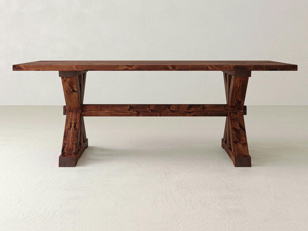 Table à manger à tréteaux - Toscane