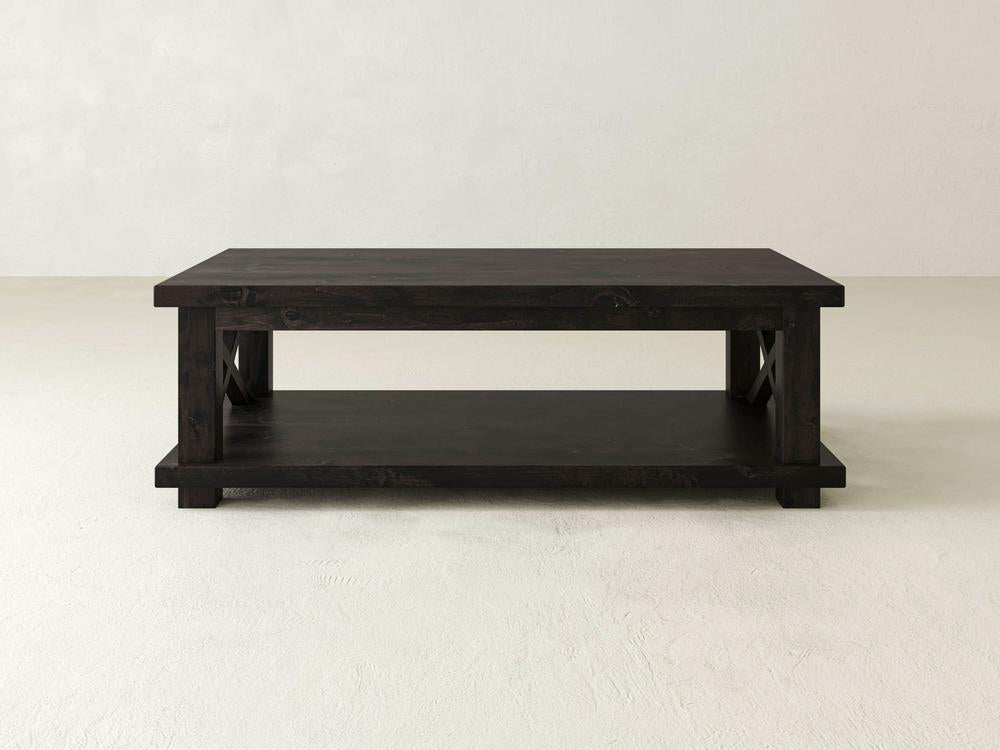 Table basse Carter X - Tabac