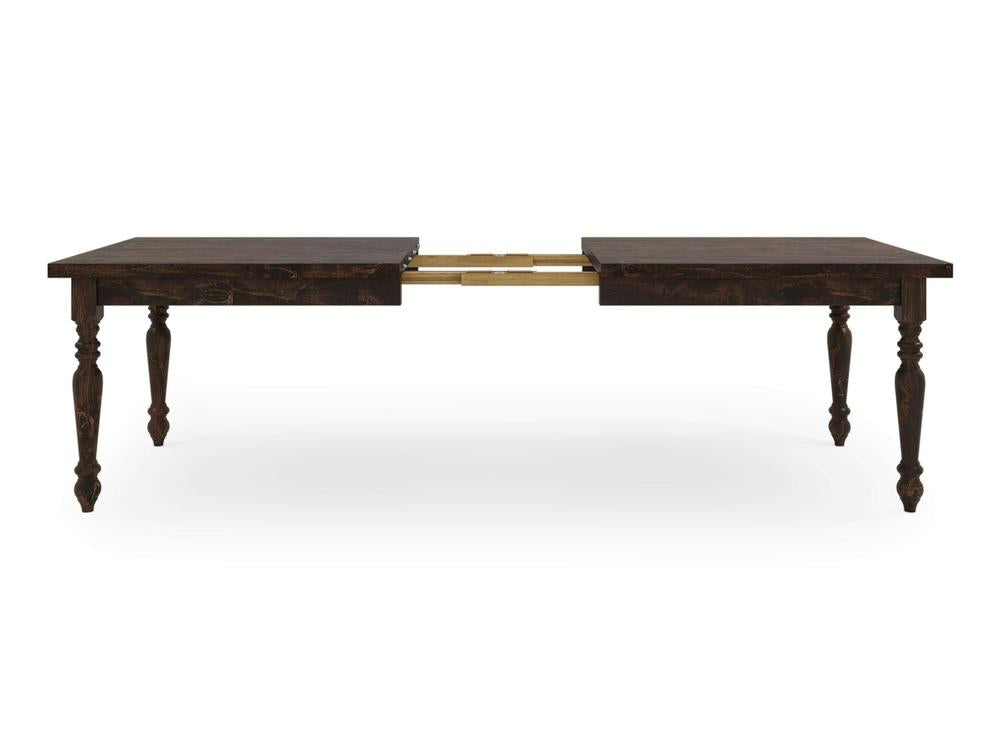 Table à manger extensible style campagne française - Tabac