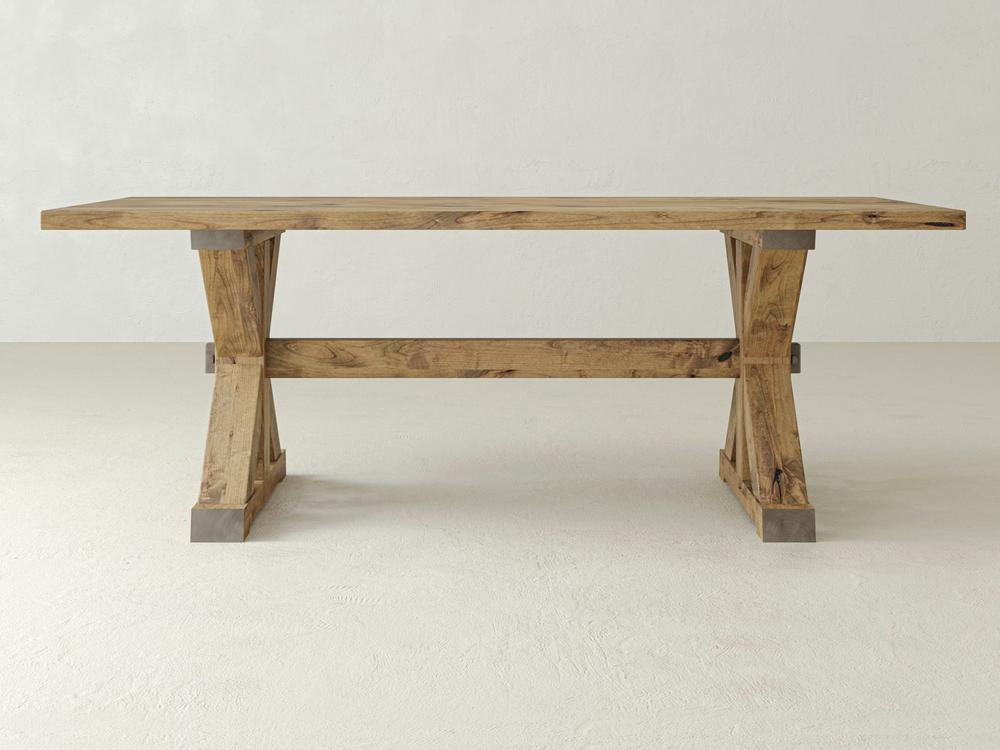 Table à manger à tréteaux