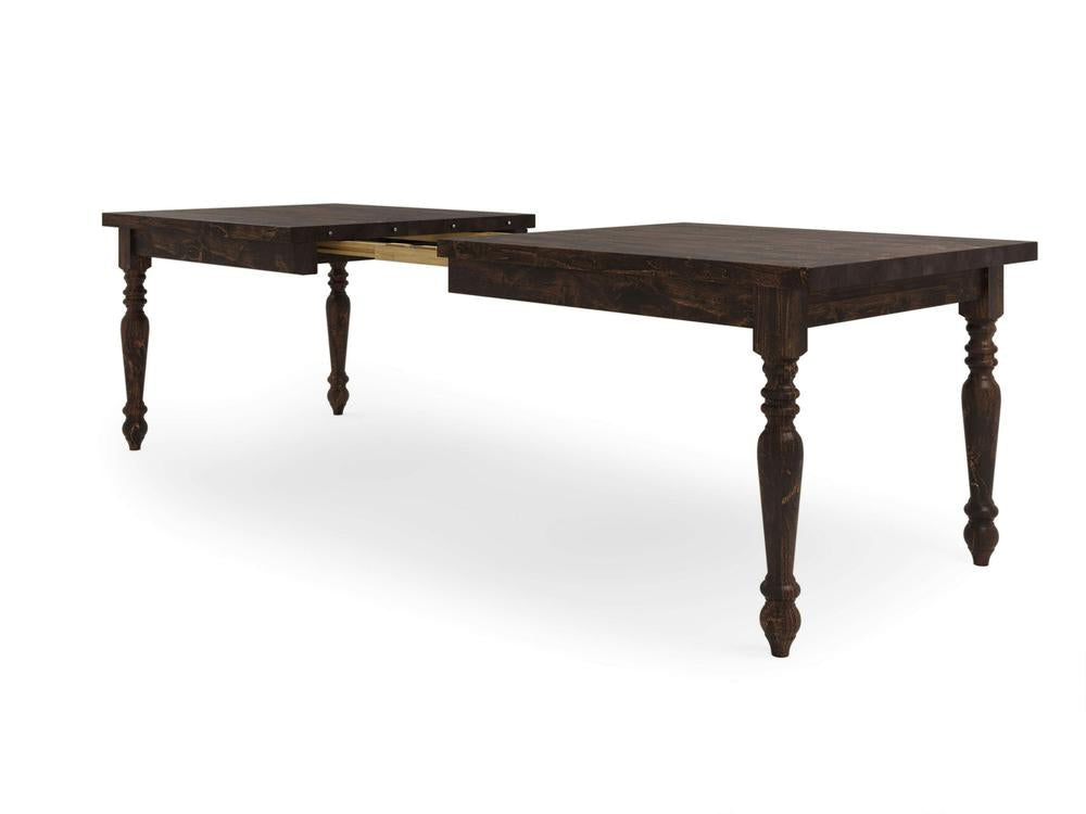 Table à manger extensible style campagne française - Tabac